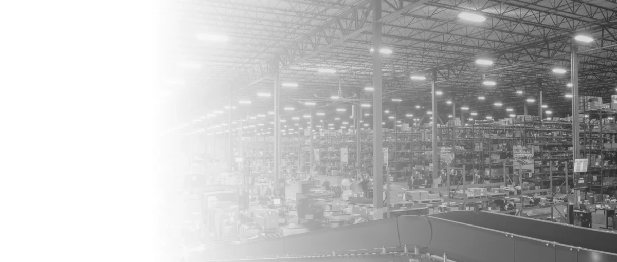 nfi parts warehouse gray hue gradient into white