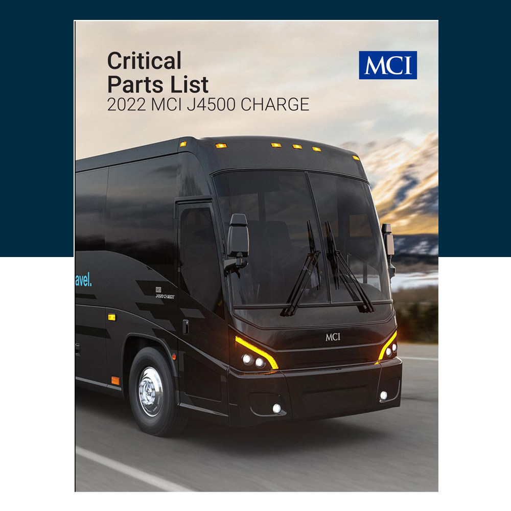 2022 J4500 Charge Critical Parts List