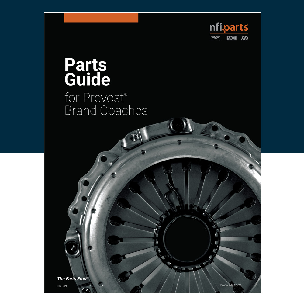 Prevost parts guide brochure