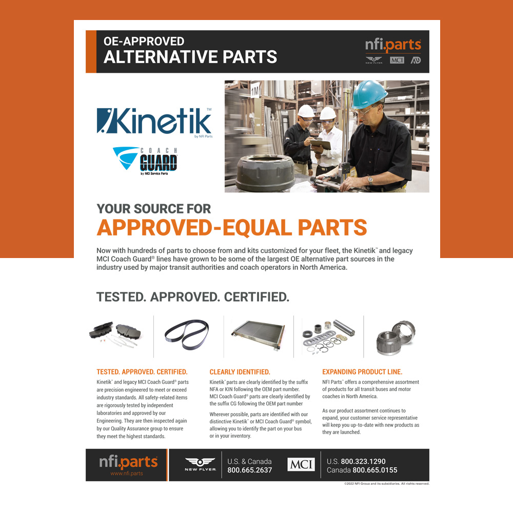 OE-Approved Parts information sheet
