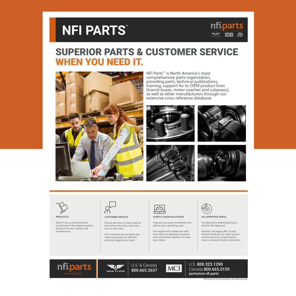NFI Parts Overview information sheet