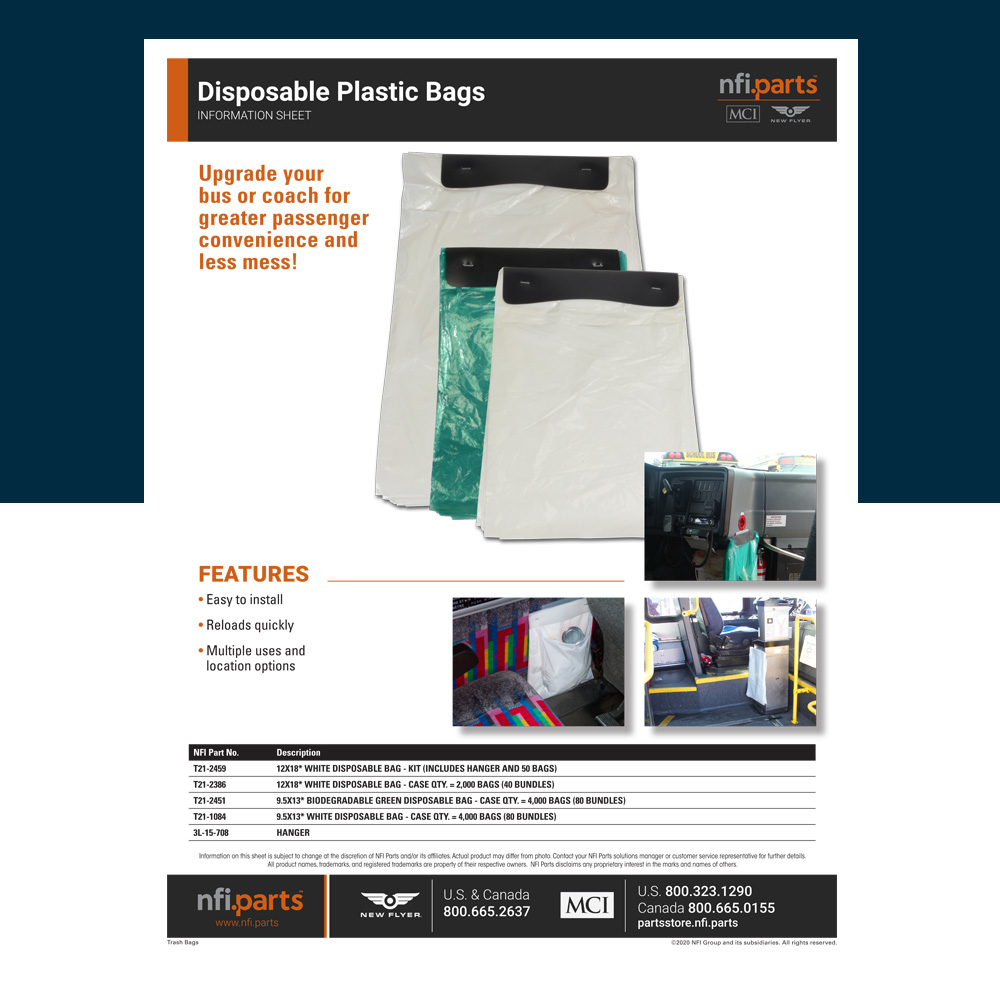 Trash Bags information sheet