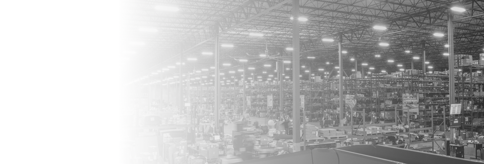 warehouse banner nfi parts warehouse gray hue gradient into white